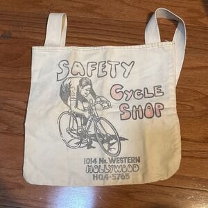 Vintage Safety Bicycle Cycle Shop Hollywood California  Knapsack Backpack